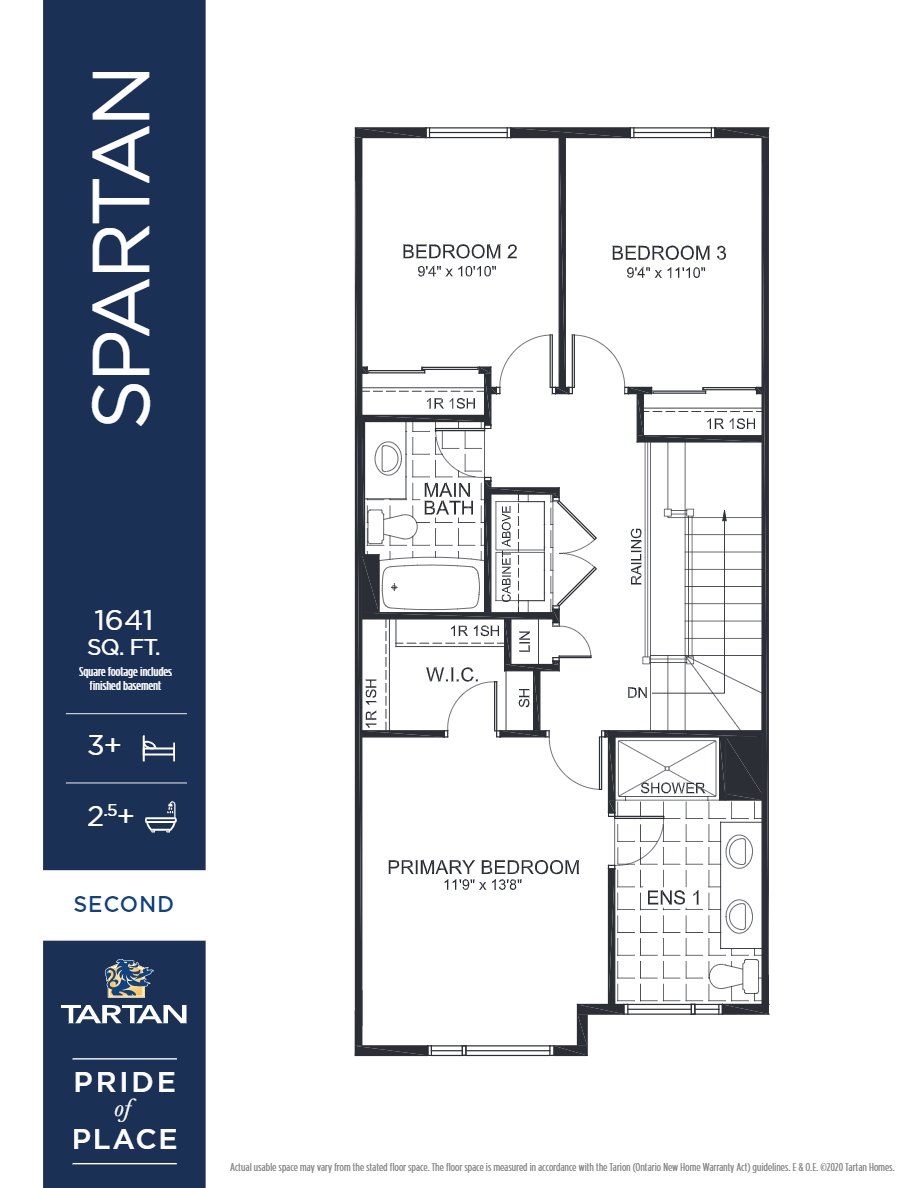 Spartan Floor Plan of Findlay Creek Village Towns with undefined beds