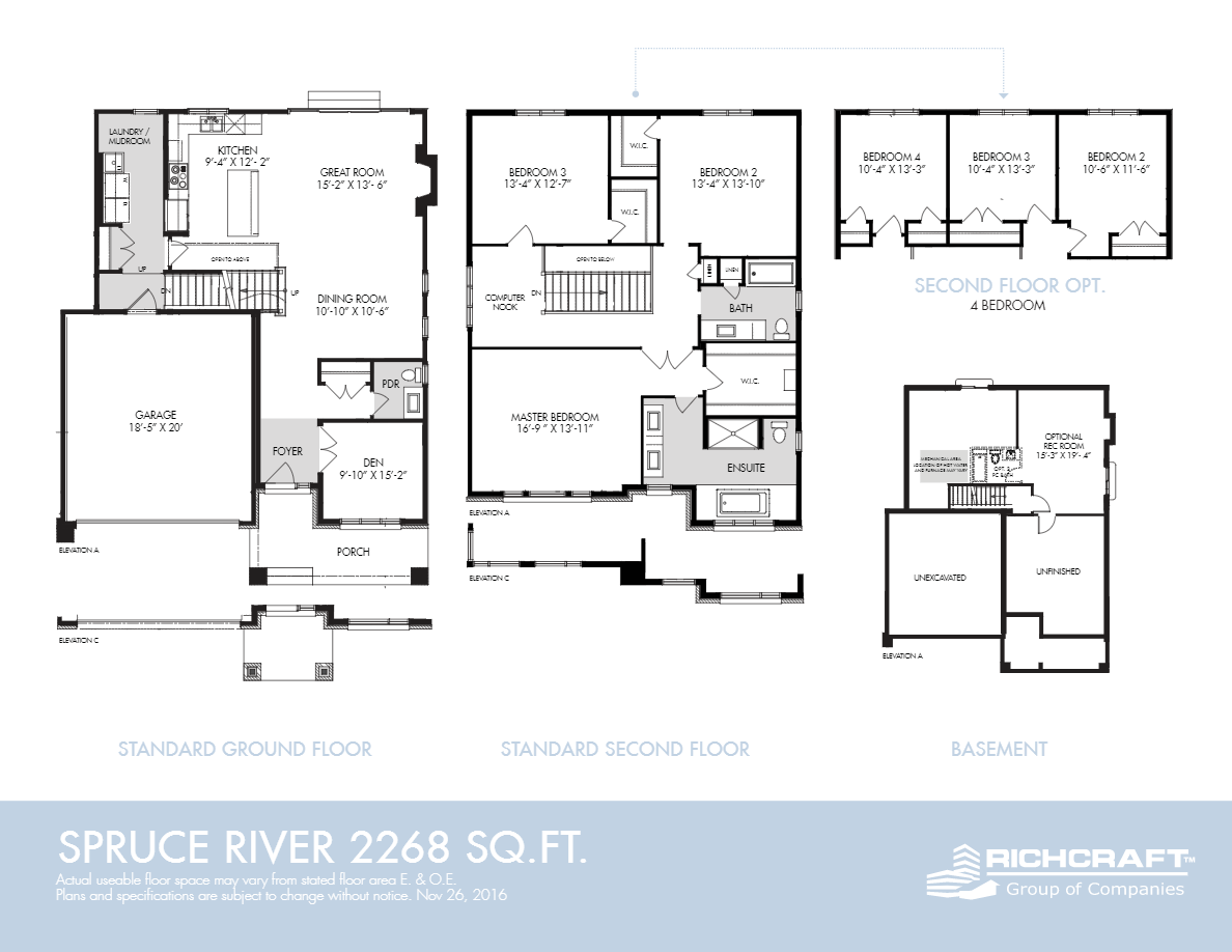 Spruceriver Floor Plan of Trailsedge Towns with undefined beds