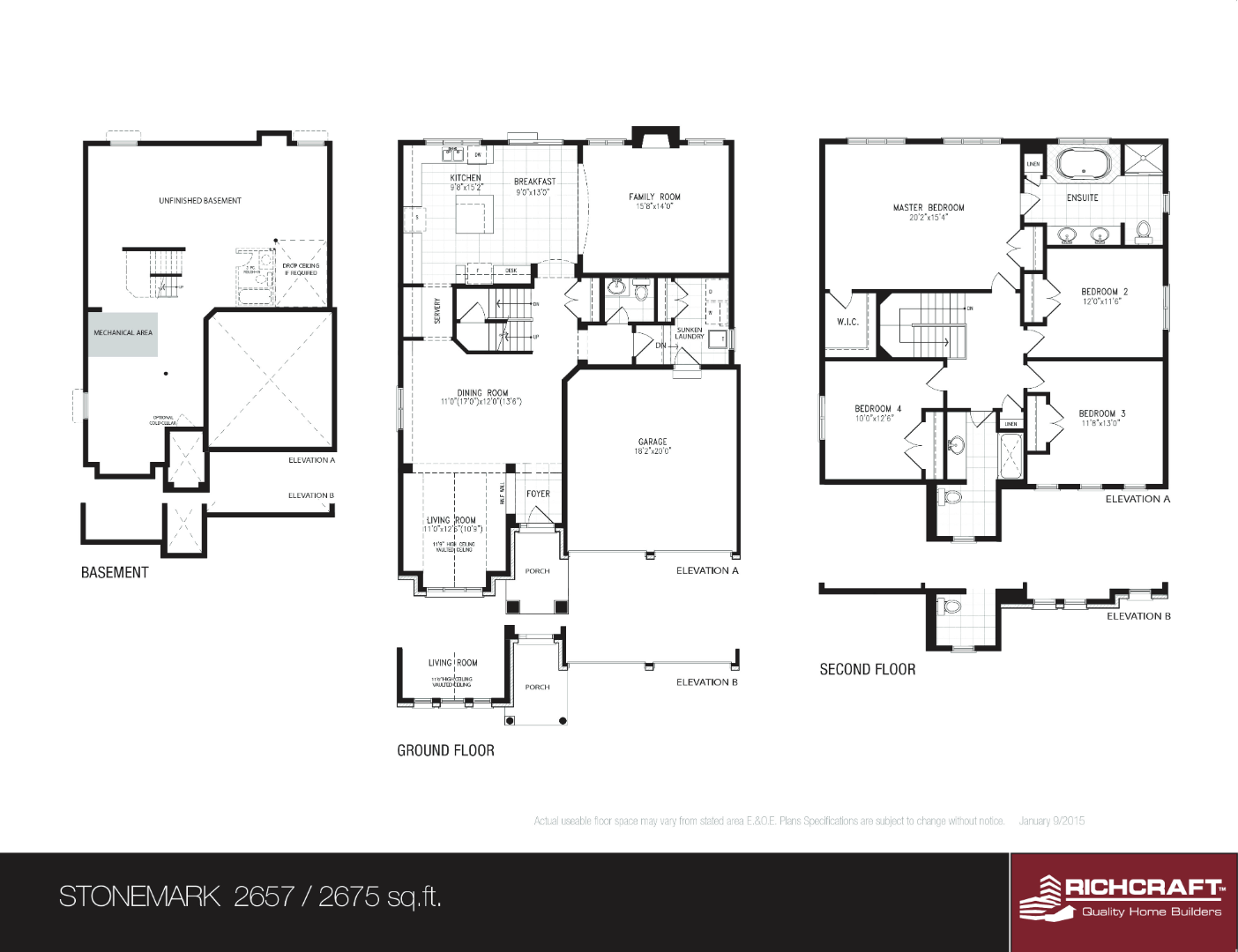 Westbrook Floor Plan of Trailsedge Towns with undefined beds