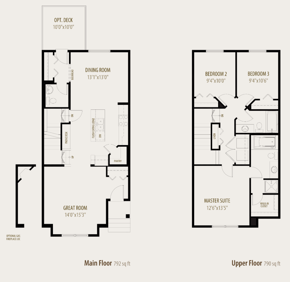 Sutton Floor Plan of Glenridding Ravine Morrison Homes with undefined beds