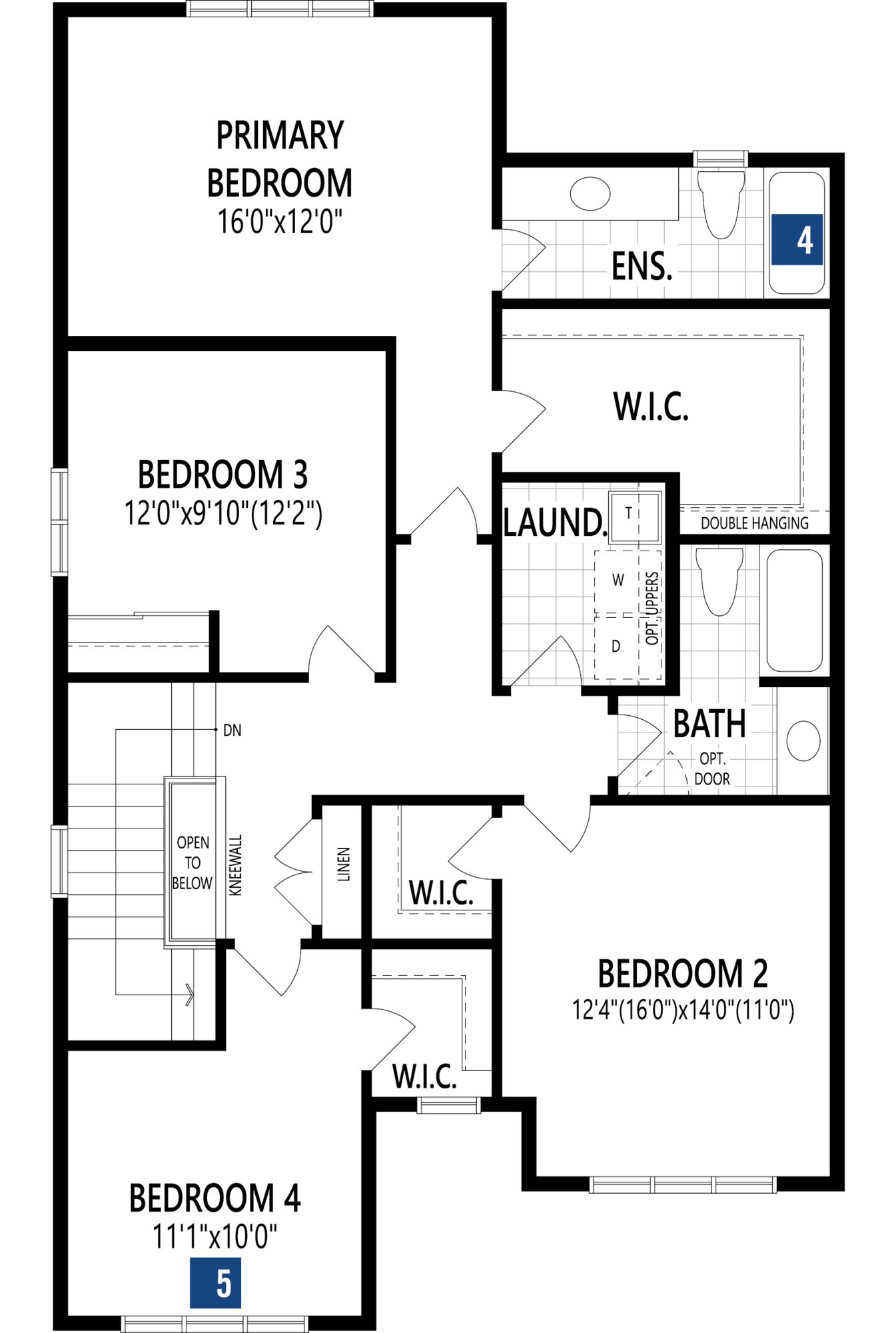 Sycamore Floor Plan of Richmond Meadows Towns with undefined beds