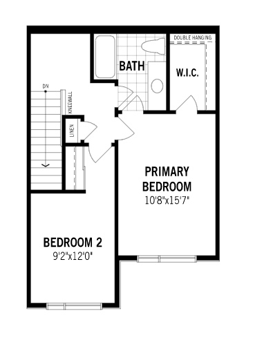 Gemstone II Floor Plan of Richmond Meadows Towns with undefined beds